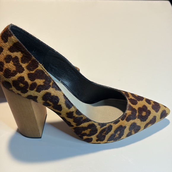 1. State Leopard Print Block Heel Pumps size 7 - Picture 5 of 9